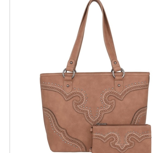 Montana West Handbags - American Bling Concealed Carry Tote and Wallet Set
